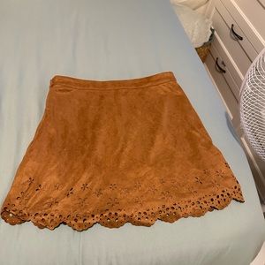 Brown Mini skirt